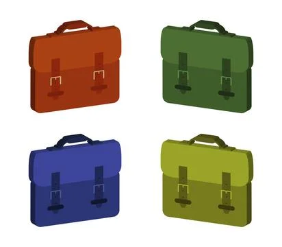 Work bag icon illustrated in vector on white background work bag icon illu... Stock Photos