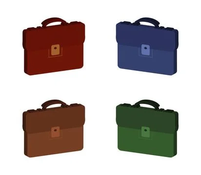Work bag icon illustrated in vector on white background work bag icon illu... Stock Photos