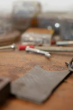 Work bench Stock Photos