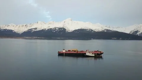 Work boats in Alaska Stock Footage 101587914