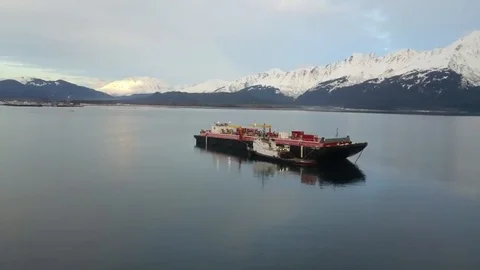 Work boats in Alaska Stock Footage 101588175