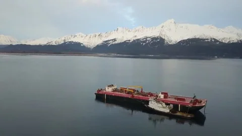 Work boats in Alaska Stock Footage 101588187