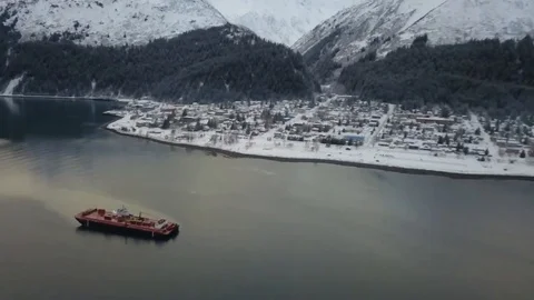 Work boats in Alaska Stock Footage 101588467
