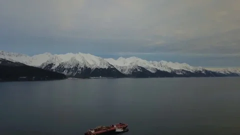 Work boats in Alaska Stock Footage 101588472