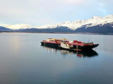 Work boats in Alaska Stock Photos
