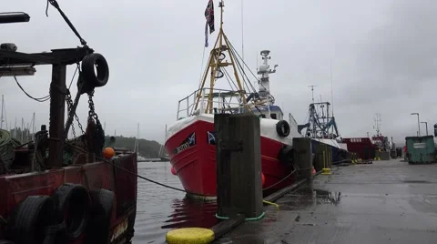 WORK BOATS IN SCOTLAND Stock Footage 67891861