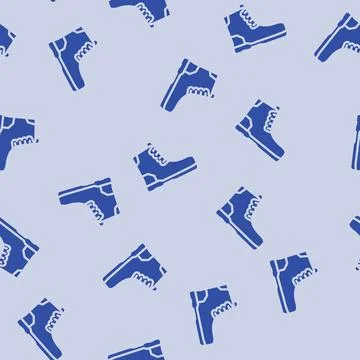 Work boots civil engineer glyph vector seamless pattern Illustrazione stock