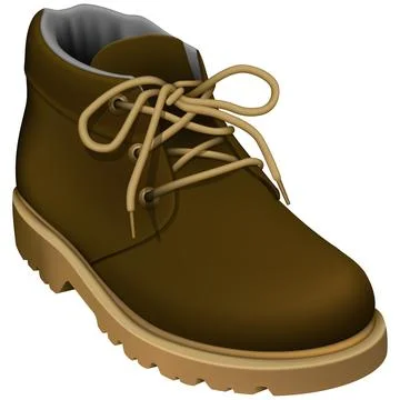 Work Boots Stock Illustration