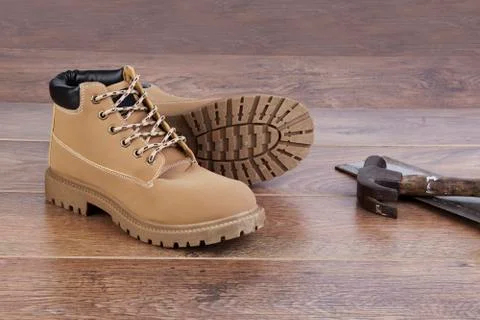 Work Boots Stock Photos