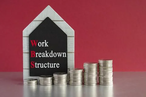 Work Breakdown Structure symbol. Concept words Work Breakdown Structure Stock Photos