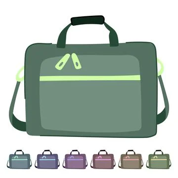 Work briefcase leather vector cartoon graphic イラスト素材