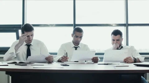 Work of business team.  Stock Footage 92739222