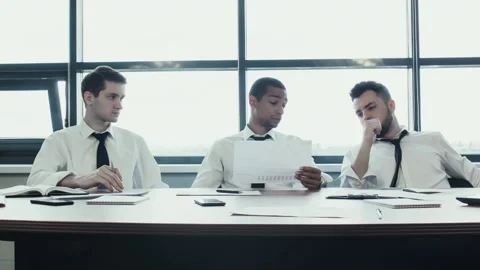 Work of business team.  Stock Footage 92739834