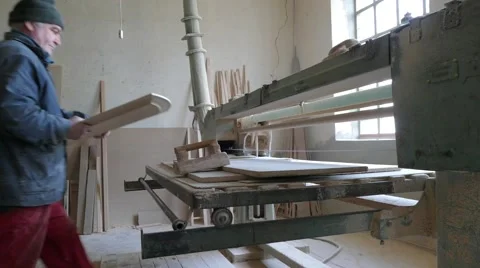 Work in the carpentery shop. Stock Footage 59793436