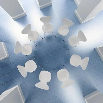 Work circle Stock Illustration