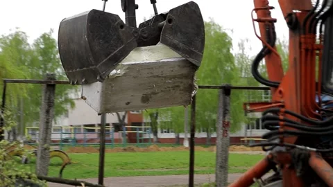 The work of city enterprises for the improvement Stock Footage 153995959