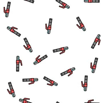 Work clamp welding machine vector seamless pattern Stock Illustration
