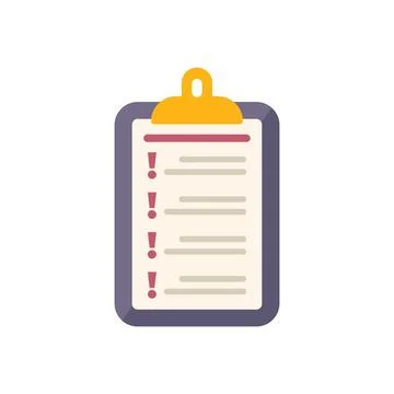 Work clipboard icon flat vector. Business solution Stock Illustration