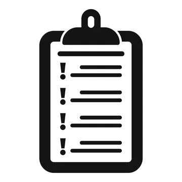 Work clipboard icon simple vector. Business solution Illustrazione stock