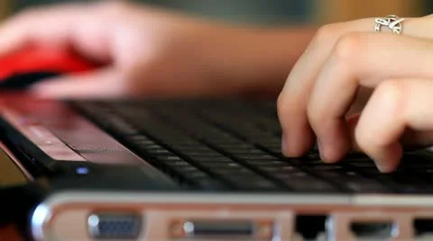 Work at the computer. 2. Stock Footage 11618126