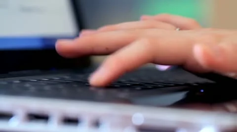 Work at the computer. 4. Video stock 11618202