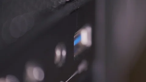 Work with computer. Copying files to a USB drive. The flash drive is inserted in Stock Footage 124330725