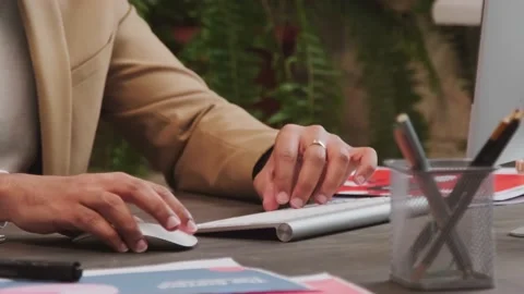 Work at the computer Stock Footage 229092580