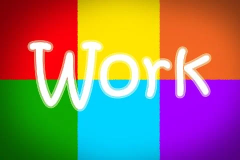 Work concept Stock Illustration