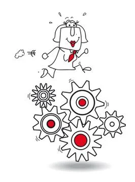 Work concept Stock Illustration