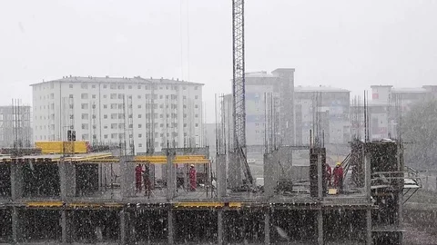 Work on the construction 動画素材 126937504