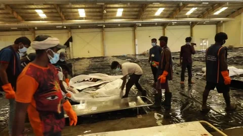 Work continues to identify 275 victims of Balasore train crash, Balasore, IN - 0 스톡 동영상 242931310