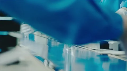 Work on the conveyor Stock Footage 59161304