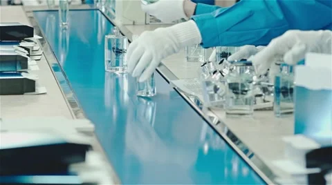 Work on the conveyor line Stock Footage 59160150