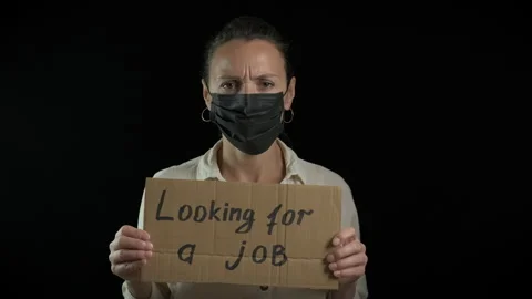 Work crisis during epidemic. 動画素材 143929850