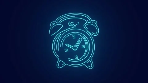 Work deadline clock for time management and productivity animation Stock Footage 241162613