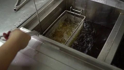 Work deep Fryer Stock Footage 80633985