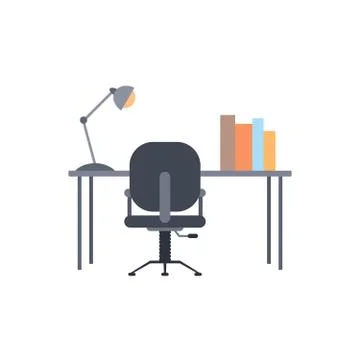 Work desk Stock Illustration