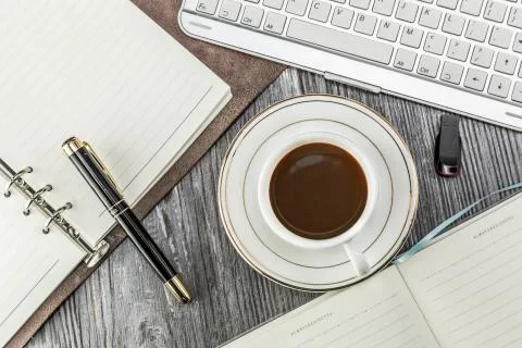 Work desk Stock Photos