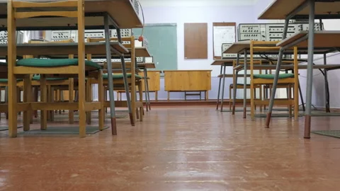 Work Desks With Electronics Devices For Measurements In Electronics Lab Stock Footage 99341235