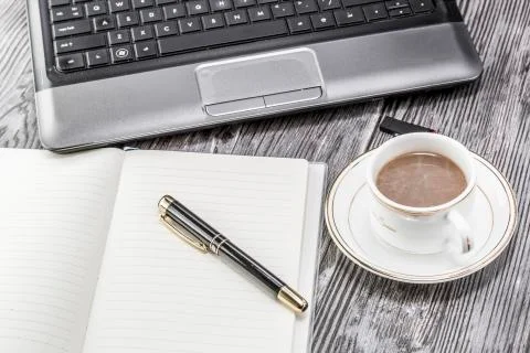 Work desktop Stock Photos