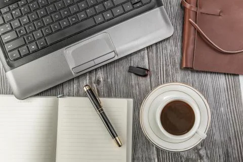 Work desktop Stock Photos