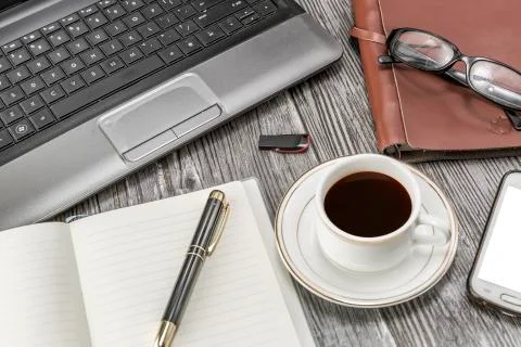 Work desktop Stock Photos