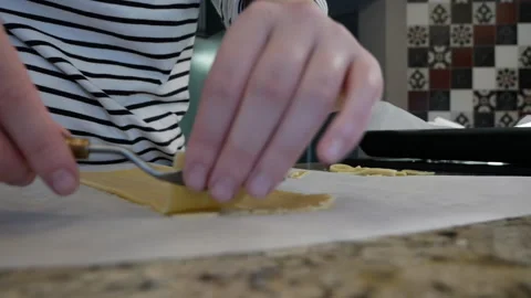 Work with dough Stockbeeldmateriaal 166532662