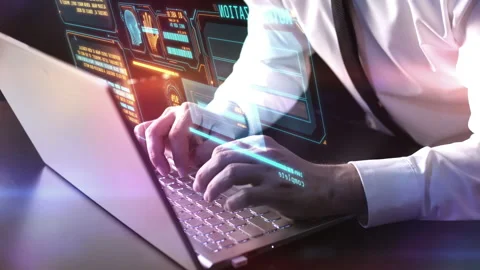 Work on encoding and encryption of data. Vidéo 244807715