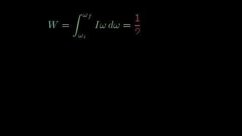 The work-energy theorem for rotational motion 스톡 동영상 335190821