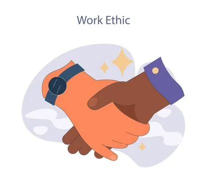 Work ethic concept. Stock Illustration