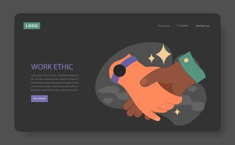 Work ethic concept. Stock Illustration