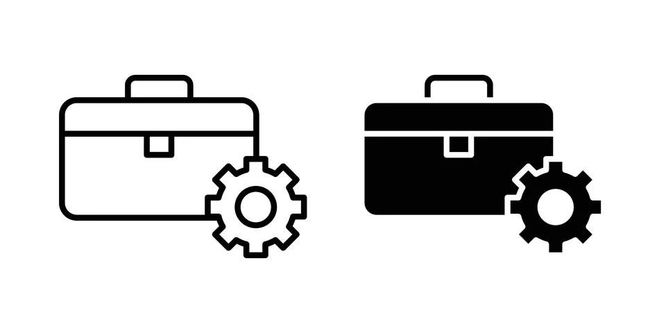 Work experience icon graphic design. web icons vectors Stock Illustration