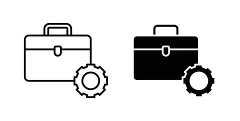 Work experience icon vector art Illustrations Stock Illustration