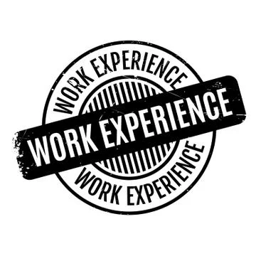 Work Experience rubber stamp Stock Illustration
